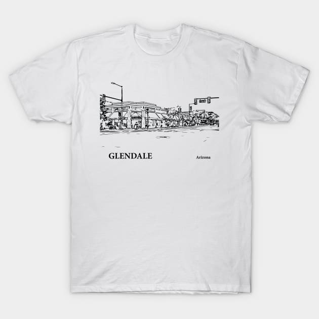 Glendale - Arizona T-Shirt by Lakeric